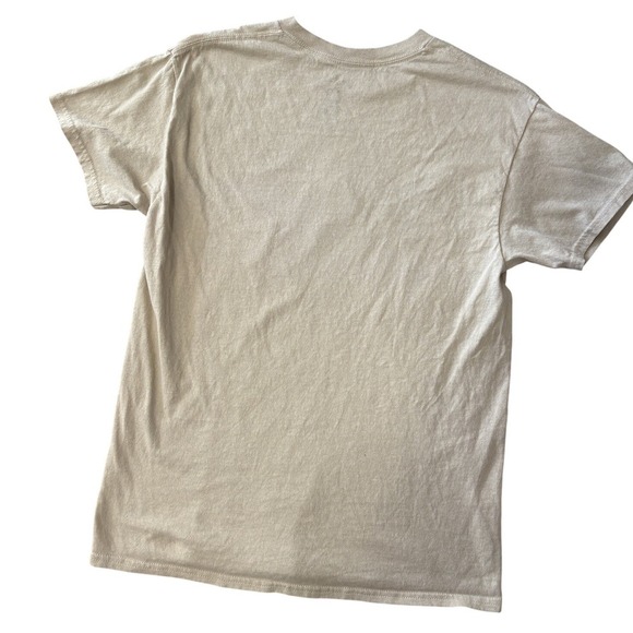 Death Row Records LA Graphic T Shirt Mens M Beige Short Sleeve Cotton Blend - Picture 3 of 3